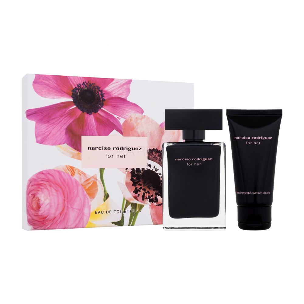Narciso Rodriguez For Her Darilni set toaletna voda 50 ml + losjon za telo 50 ml
