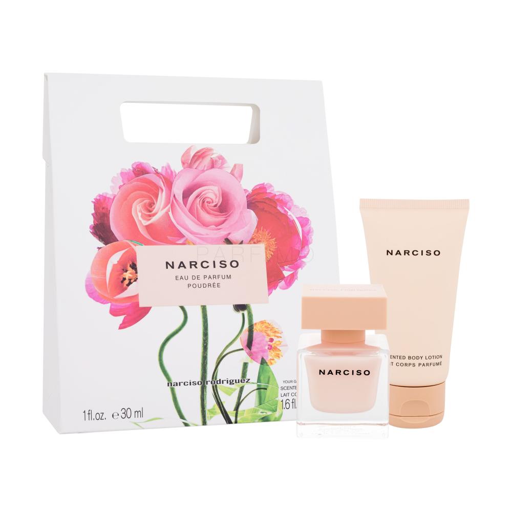 Narciso Rodriguez Narciso Poudrée Darilni set parfumska voda 30 ml + losjon za telo 50 ml