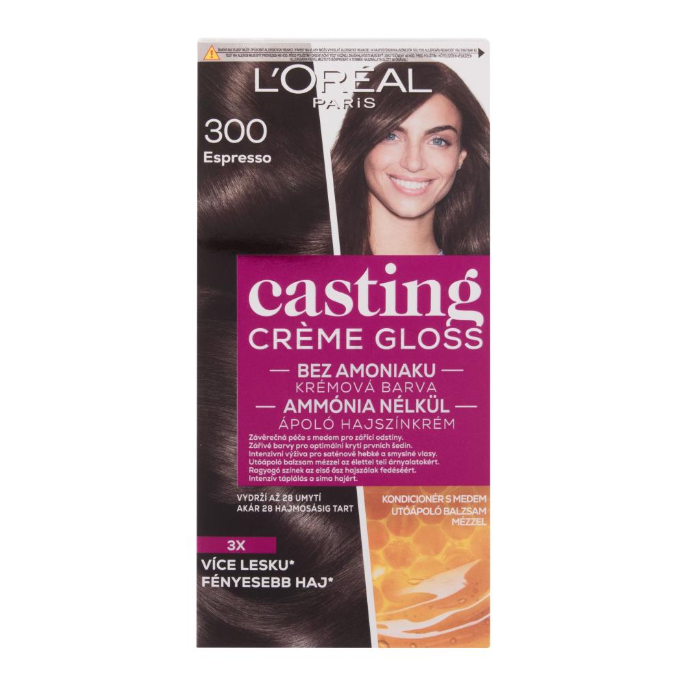 L'Oréal Paris Casting Creme Gloss Barva za lase za ženske 48 ml Odtenek 300 Espresso