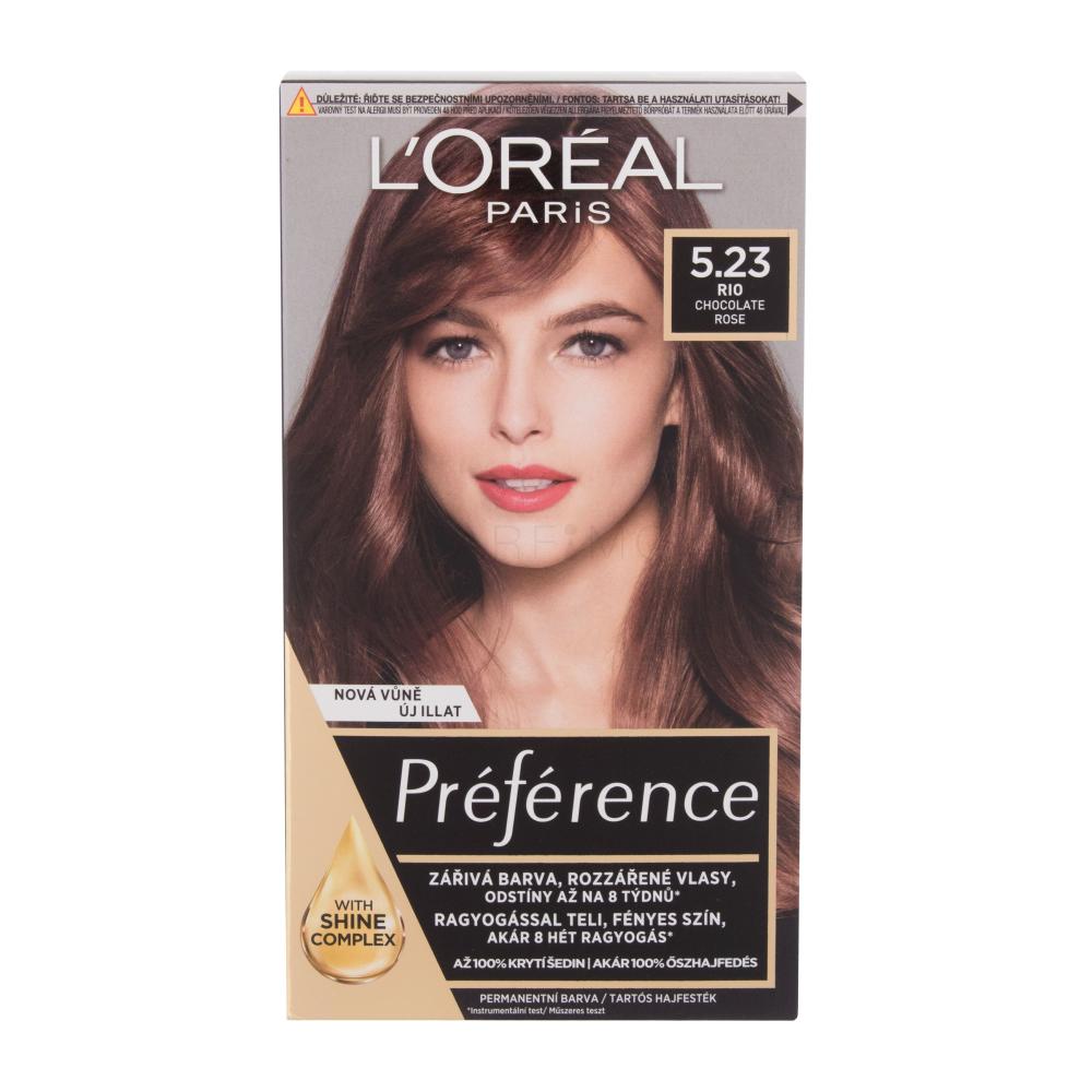 L'Oréal Paris Préférence Barva za lase za ženske 60 ml Odtenek 5.23