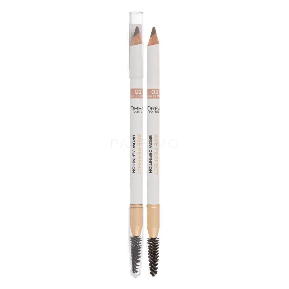 L'Oréal Paris Age Perfect Brow Definition Svinčnik za obrvi za ženske 1 g Odtenek 02 Ash Blond
