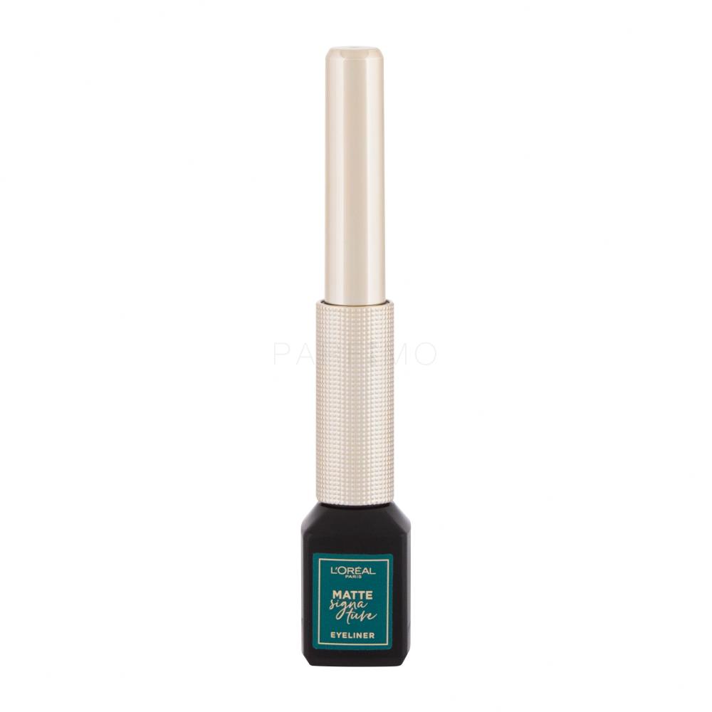 L'Oréal Paris Matte Signature Črtalo za oči za ženske 3 ml Odtenek 04 Emeraude Signature