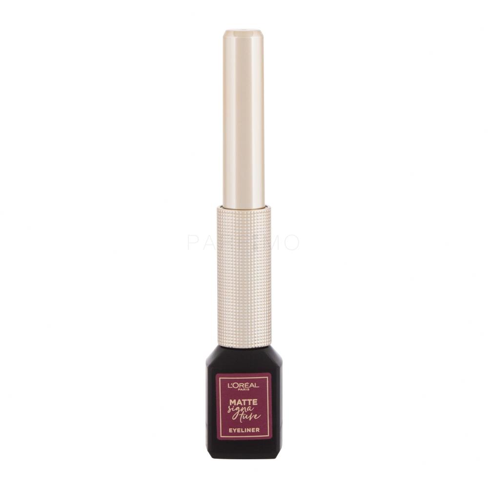 L'Oréal Paris Matte Signature Črtalo za oči za ženske 3 ml Odtenek 05 Burgundy Signature