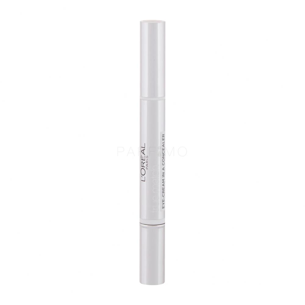 L'Oréal Paris True Match Eye-Cream In A Concealer Korektor za ženske 2 ml Odtenek 1-2.R/1-2.C Rose Porcelain