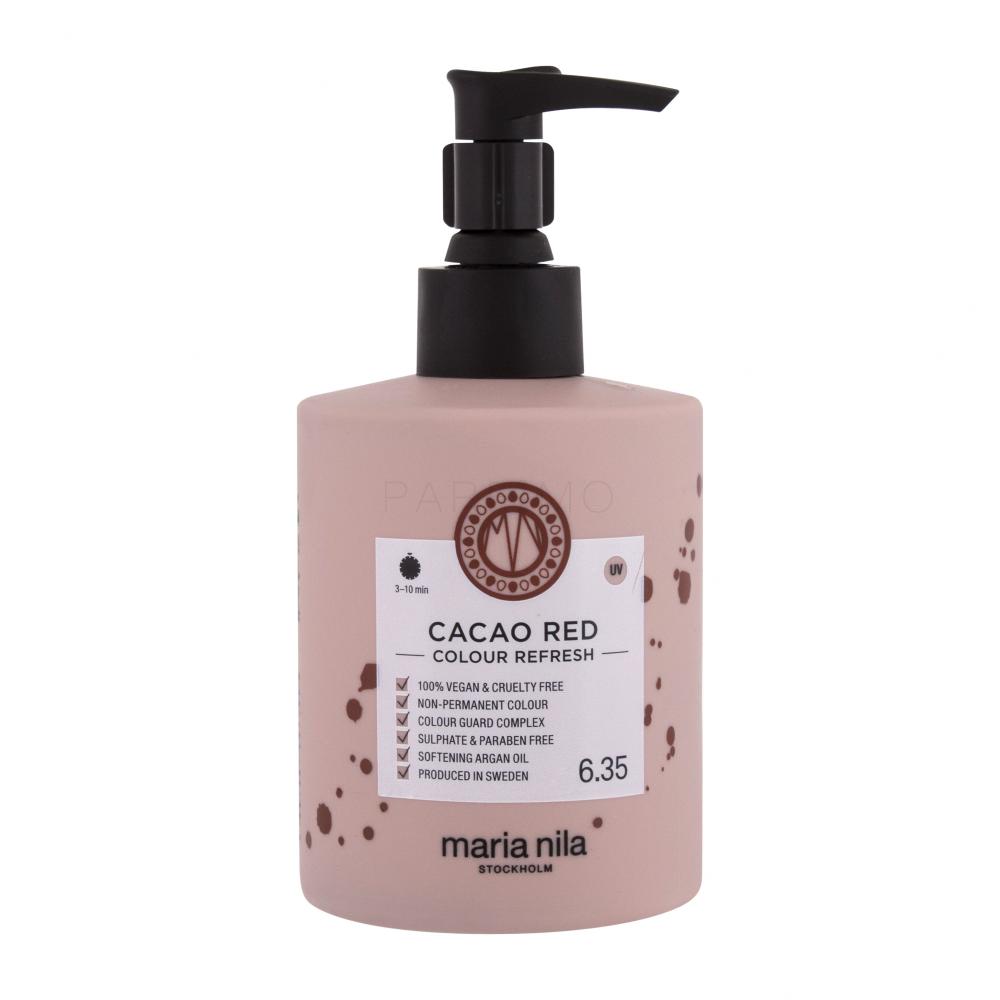 Maria Nila Colour Refresh Barva za lase za ženske 300 ml Odtenek 6,35 Cacao Red