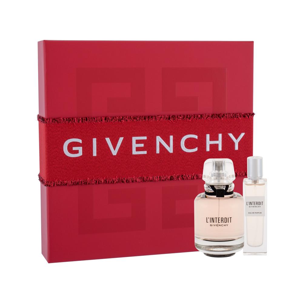 Givenchy L'Interdit Darilni set parfémovaná voda 50 ml + parfémovaná voda 15 ml poškodovana škatla