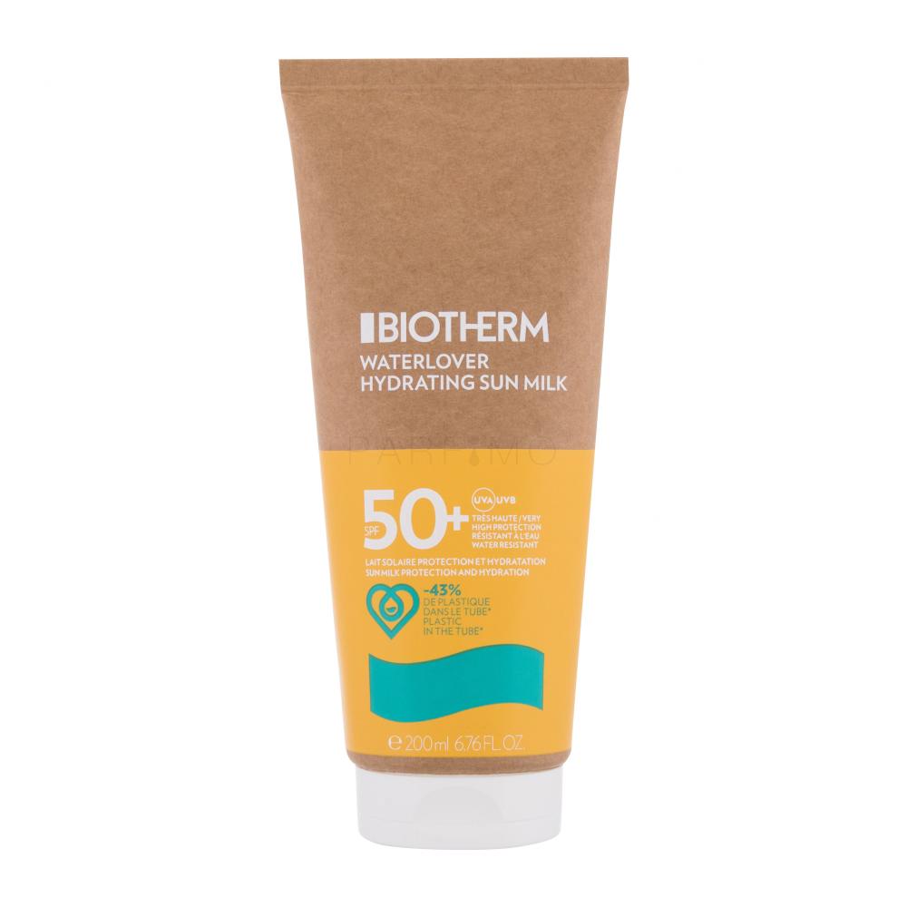 Biotherm Waterlover Hydrating Sun Milk SPF50+ Zaščita pred soncem za telo 200 ml