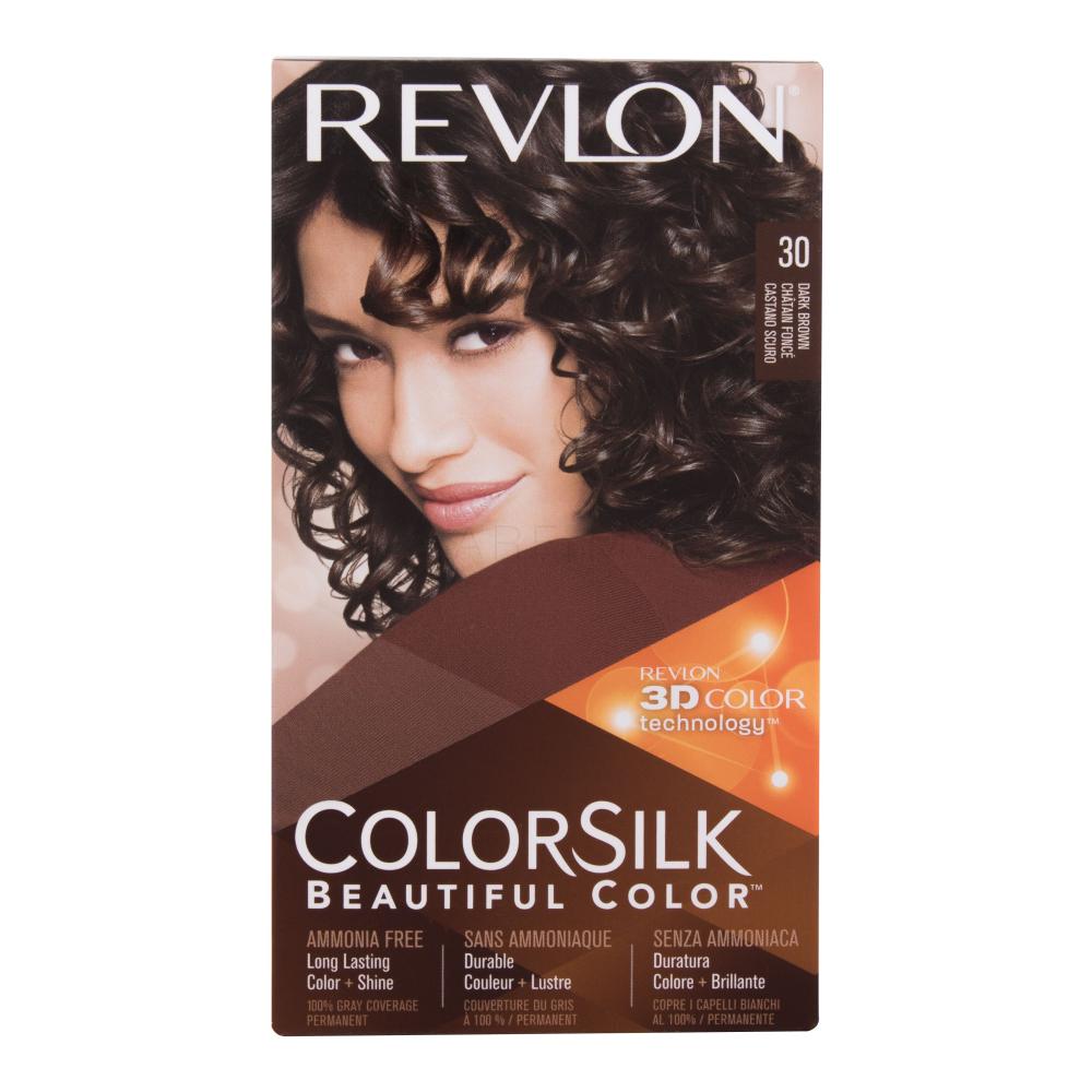 Revlon Colorsilk Beautiful Color Barva za lase za ženske Odtenek 30 Dark Brown Set