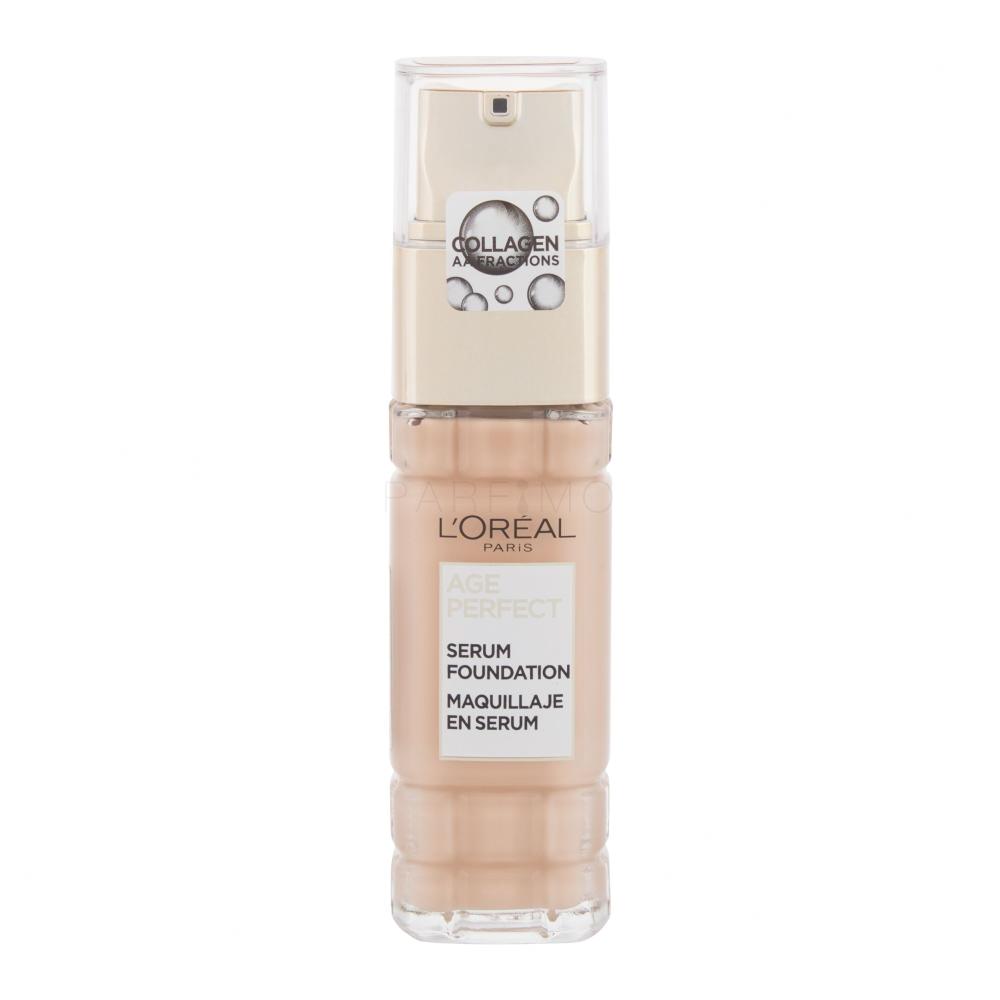 L'Oréal Paris Age Perfect Serum Foundation Puder za ženske 30 ml Odtenek 100 Ivory