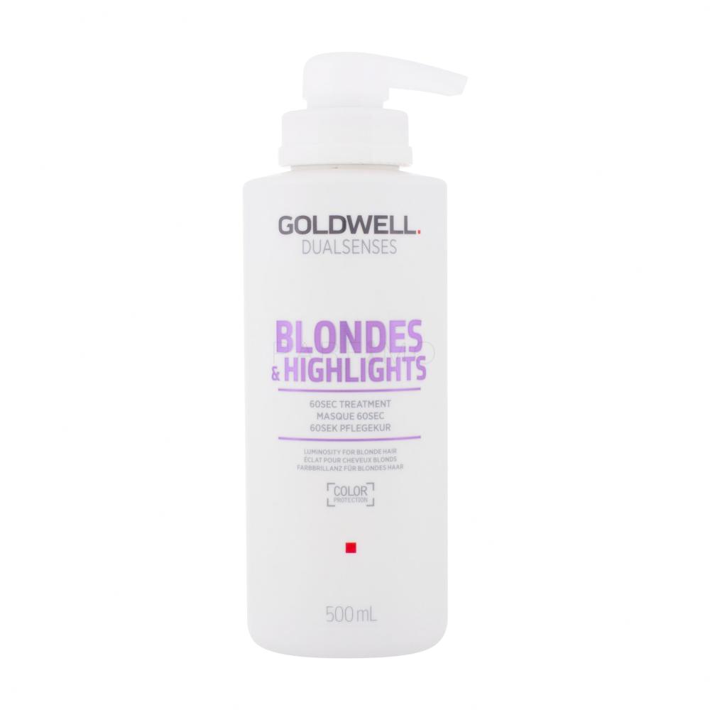 Goldwell Dualsenses Blondes & Highlights 60 Sec Treatment Maska za lase za ženske 500 ml
