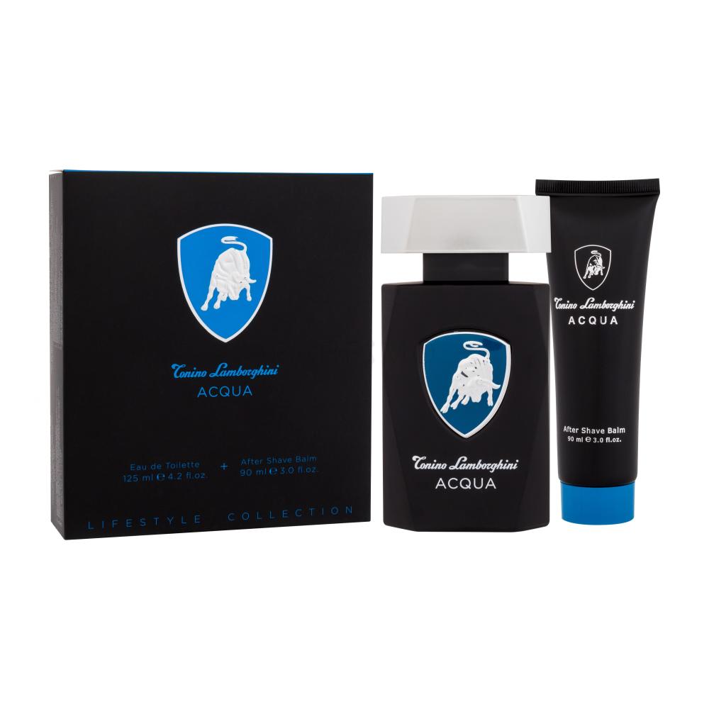 Lamborghini Acqua Darilni set toaletna voda 125 ml + balzam po britju 90 ml