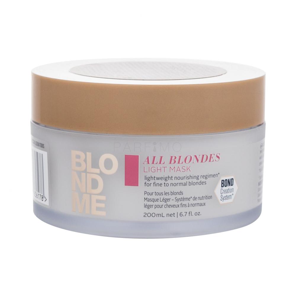 Schwarzkopf Professional Blond Me All Blondes Light Mask Maska za lase za ženske 200 ml