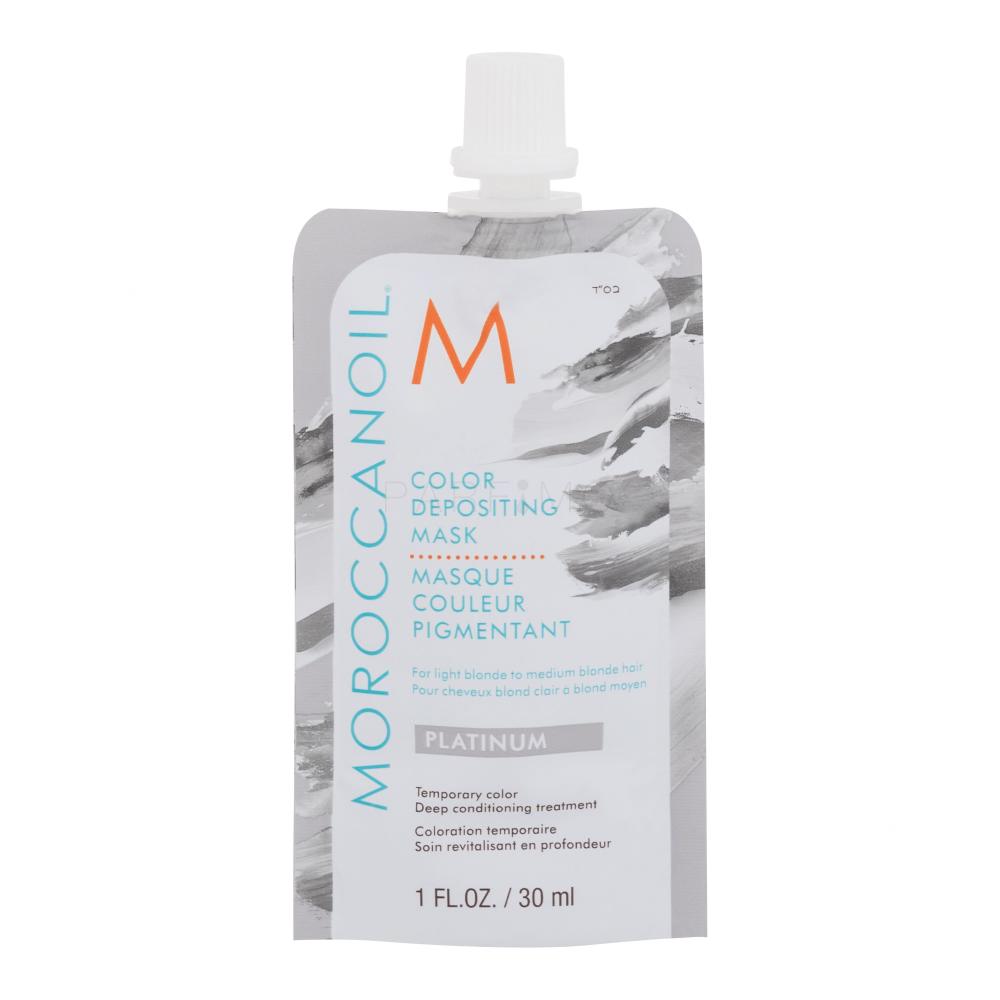 Moroccanoil Color Depositing Mask Barva za lase za ženske 30 ml Odtenek Platinum