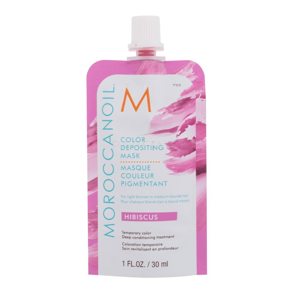Moroccanoil Color Depositing Mask Barva za lase za ženske 30 ml Odtenek Hibiscus