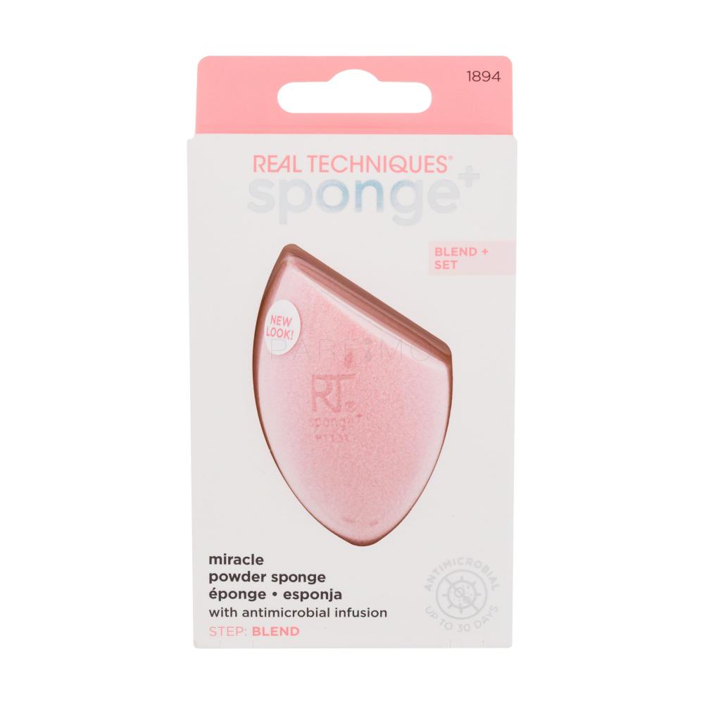 Real Techniques Miracle Powder Sponge Aplikator za ličenje za ženske 1 kos