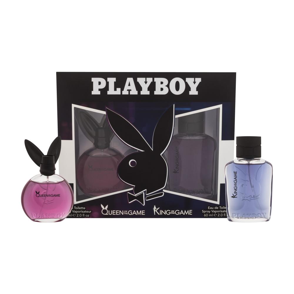 Playboy Queen of the Game Darilni set toaletní voda 60 ml + toaletní voda King Of The Game 60 ml poškodovana škatla