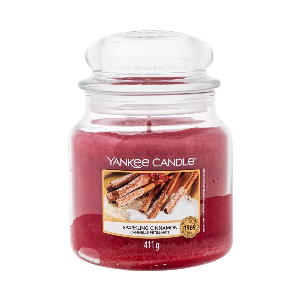 Yankee Candle Sparkling Cinnamon Dišeča svečka 411 g