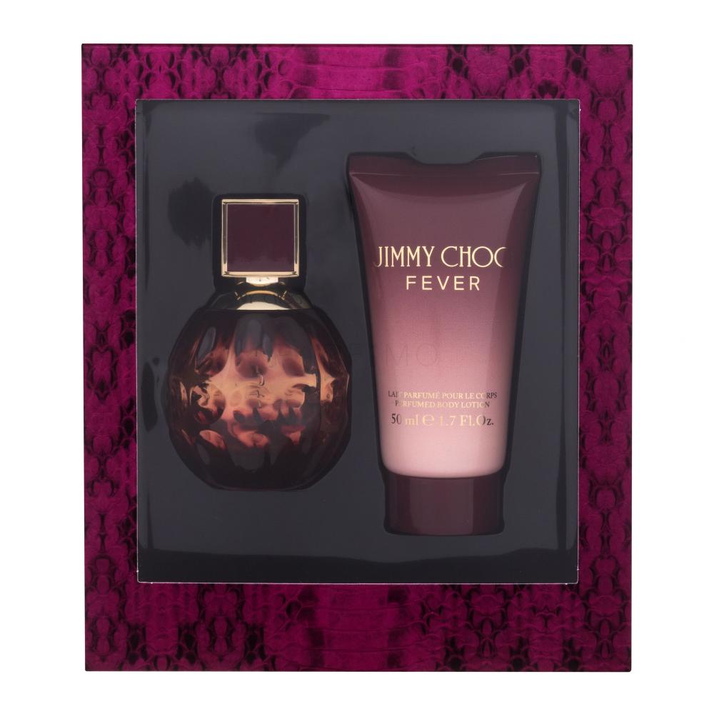 Jimmy Choo Fever Darilni set parfémovaná voda 40 ml + tělové mléko 50 ml