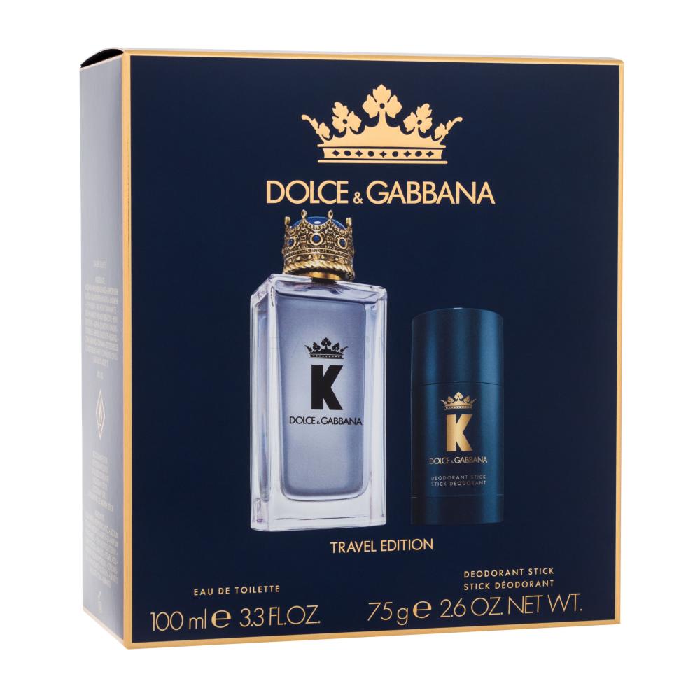 Dolce&Gabbana K Travel Edition Darilni set toaletna voda 100 ml + deodorant 75 g