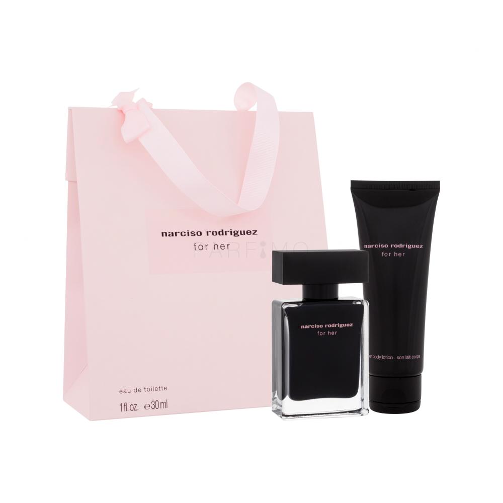 Narciso Rodriguez For Her Darilni set toaletna voda 30 ml + losjon za telo 75 ml