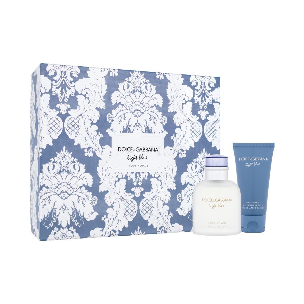Dolce&Gabbana Light Blue Pour Homme Darilni set toaletna voda 75 ml + balzam po britju 50 ml