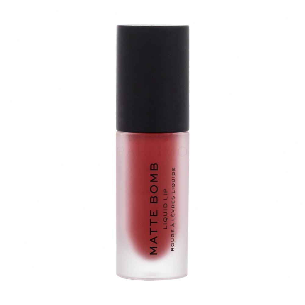 Makeup Revolution London Matte Bomb Šminka za ženske 4,6 ml Odtenek Lure Red