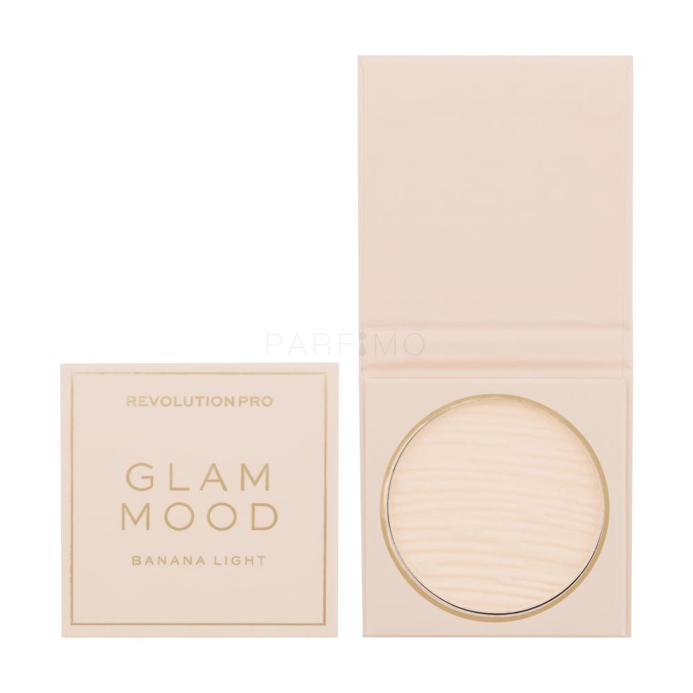 Revolution Pro Glam Mood Puder v prahu za ženske 7,5 g Odtenek Banana Light