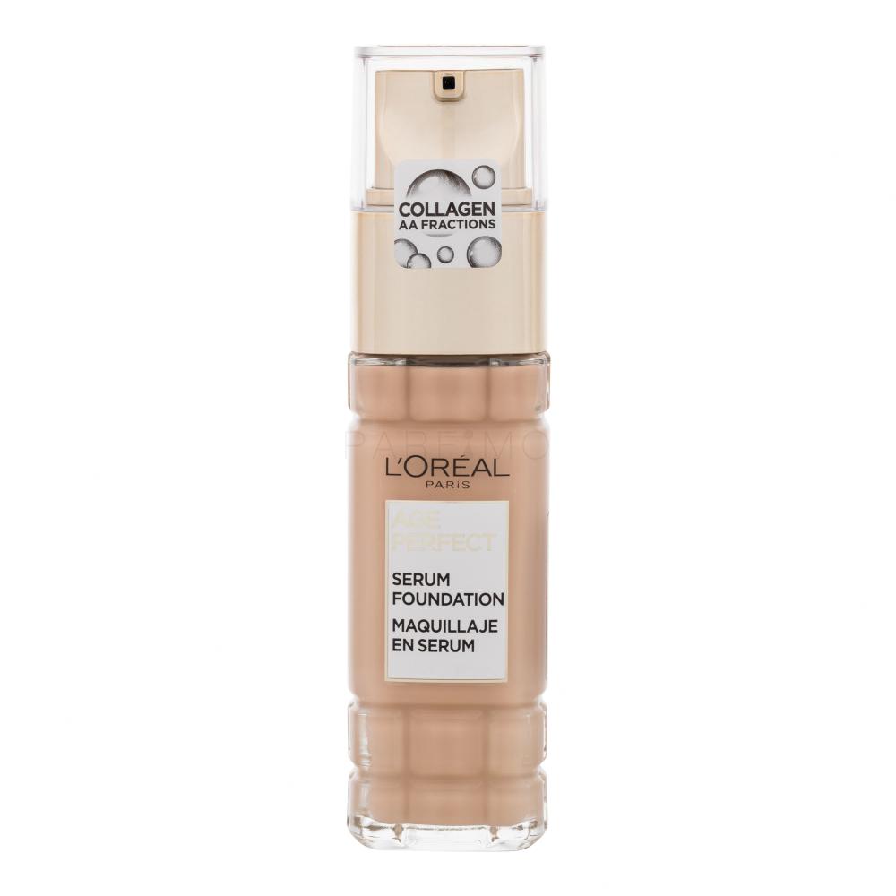 L'Oréal Paris Age Perfect Serum Foundation Puder za ženske 30 ml Odtenek 150 Cream Beige