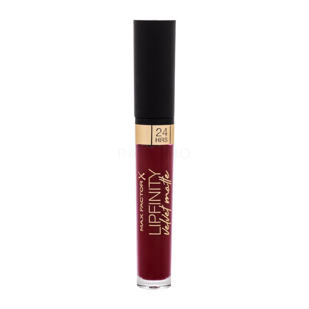 Max Factor Lipfinity Velvet Matte 24HRS Šminka za ženske 3,5 ml Odtenek 090 Red Allure