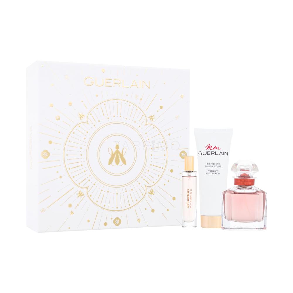 Guerlain Mon Guerlain Intense Darilni set parfumska voda 50 ml + parfumska voda 10 ml + mleko za telo 75 ml