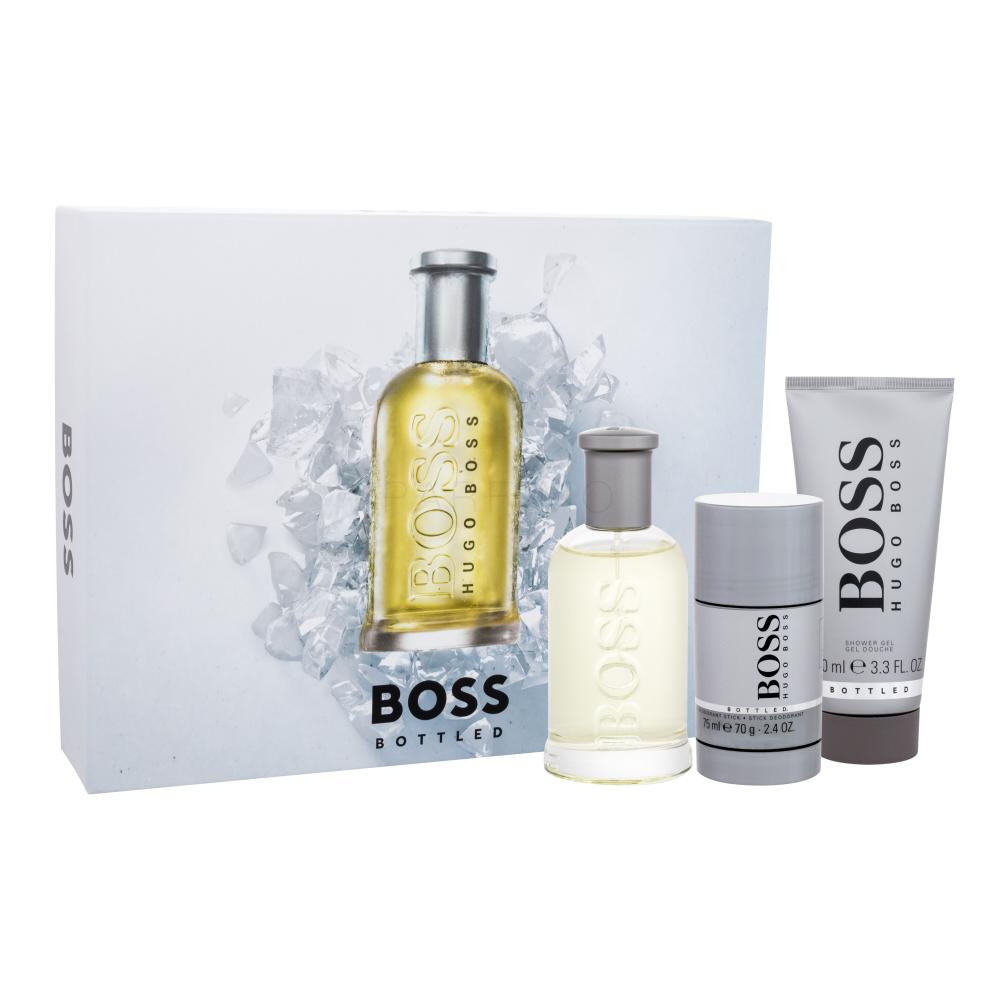 HUGO BOSS Boss Bottled Darilni set toaletna voda 100 ml + gel za prhanje 100 ml + deodorant 75 ml