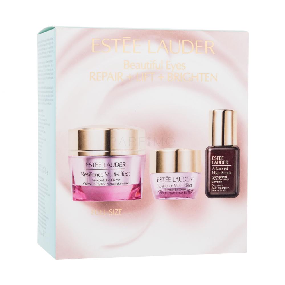Estée Lauder Resilience Multi-Effect Beautiful Eyes Set Darilni set krema za predel okoli oči Resilience Multi-Effect 15 ml + krema za predel okoli oči Resilience Multi-Effect 5 ml + serum za obraz Advanced Night Repair 7 ml