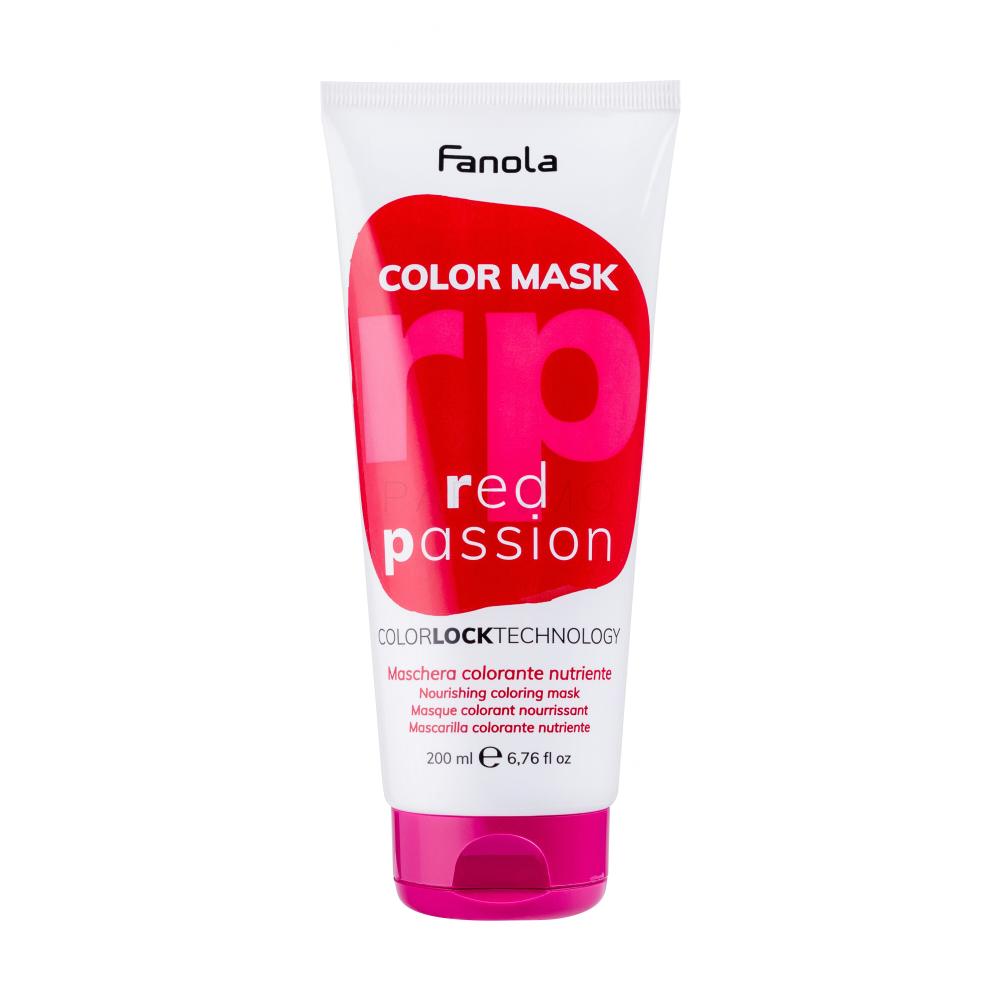 Fanola Color Mask Barva za lase za ženske 200 ml Odtenek Red Passion