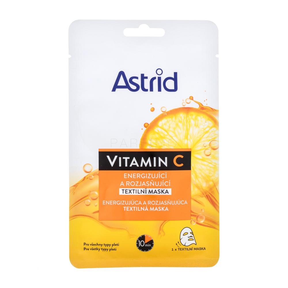 Astrid Vitamin C Tissue Mask Maska za obraz za ženske 1 kos
