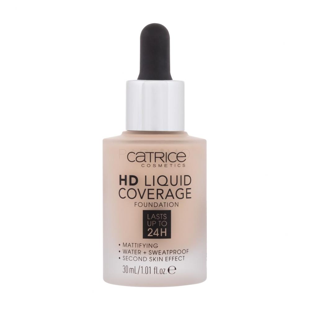 Catrice HD Liquid Coverage 24H Puder za ženske 30 ml Odtenek 005 Ivory Beige