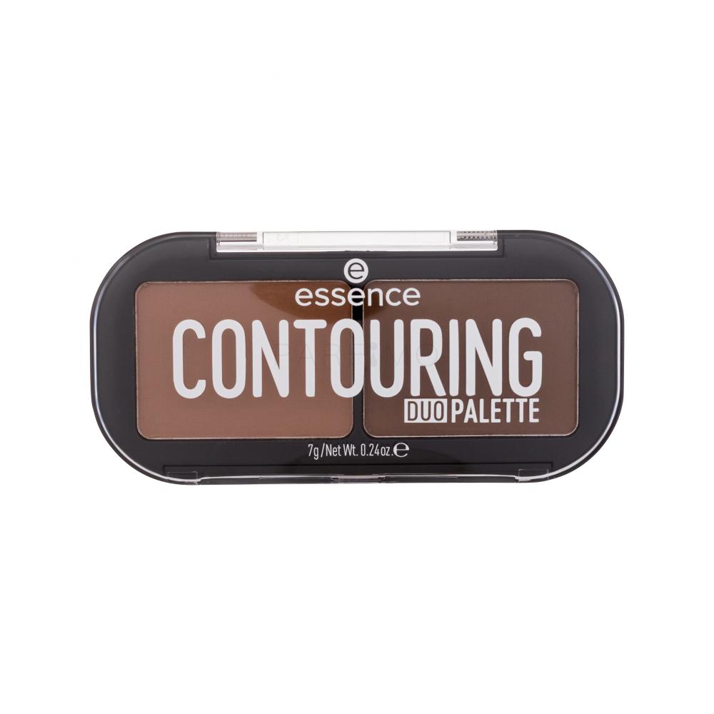 Essence Contouring Duo Palette Paletka za konturing za ženske 7 g Odtenek 20 Darker Skin
