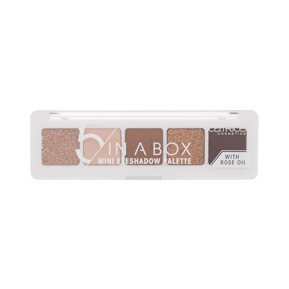 Catrice 5 In A Box Senčilo za oči za ženske 4 g Odtenek 010 Golden Nude Look