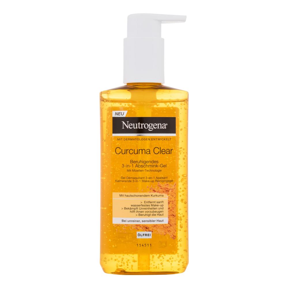 Neutrogena Curcuma Clear Micellar Gel 3-in-1 Čistilni gel 200 ml