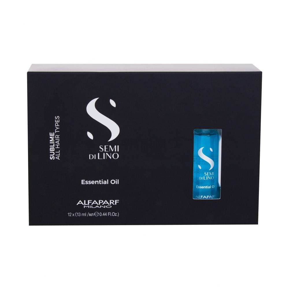 ALFAPARF MILANO Semi Di Lino Sublime Essential Oil Olje za lase za ženske 12x13 ml poškodovana škatla