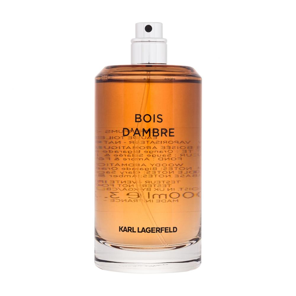 Karl Lagerfeld Les Parfums Matières Bois d'Ambre Toaletna voda za moške 100 ml tester