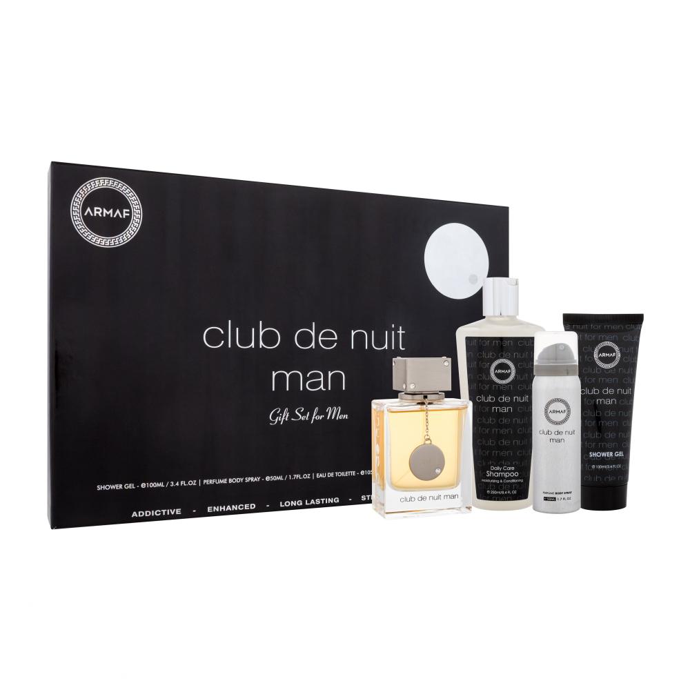 Armaf Club de Nuit Man Darilni set toaletna voda 105 ml + gel za prhanje 100 ml + deodorant 50 ml + šampon 250 ml