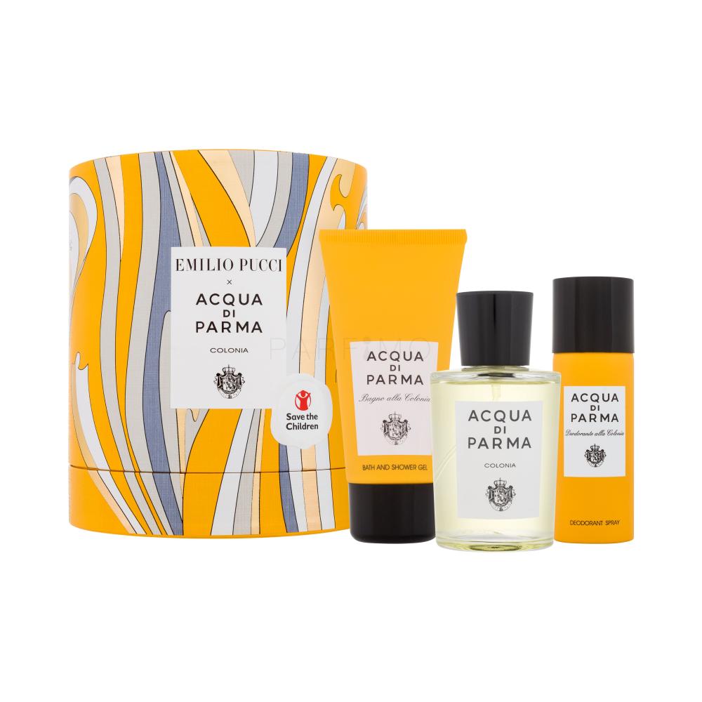 Acqua di Parma Colonia x Emilio Pucci Darilni set kolonjska voda 100 ml + gel za prhanje 75 ml + deodorant 50 ml