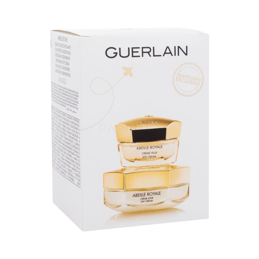 Guerlain Abeille Royale Darilni set dnevna krema za obraz Abeille Royale Day Cream 50 ml + krema za okoli oči Abeille Royale Replenishing Eye Cream 15 ml