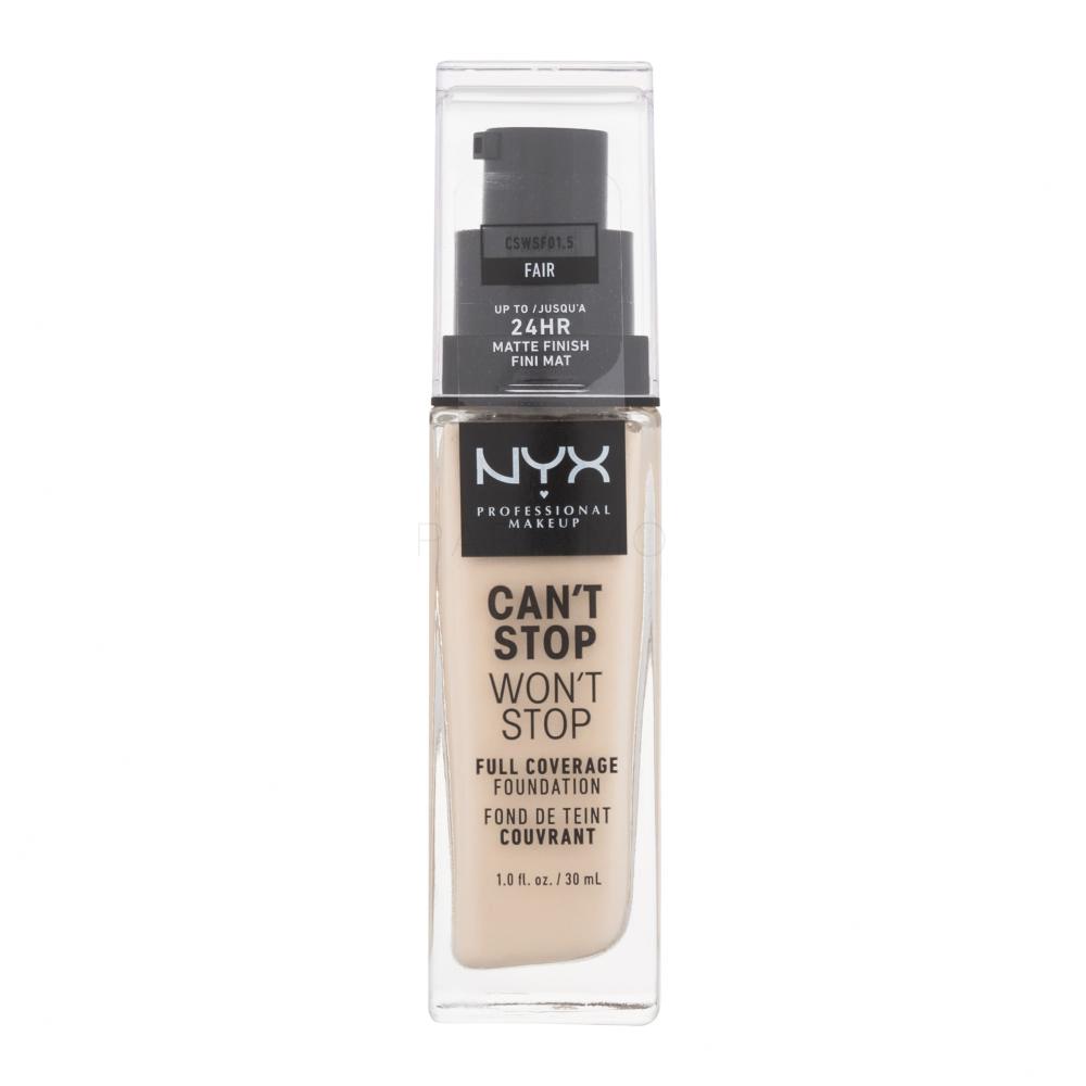 NYX Professional Makeup Can't Stop Won't Stop Puder za ženske 30 ml Odtenek 1.5 Fair