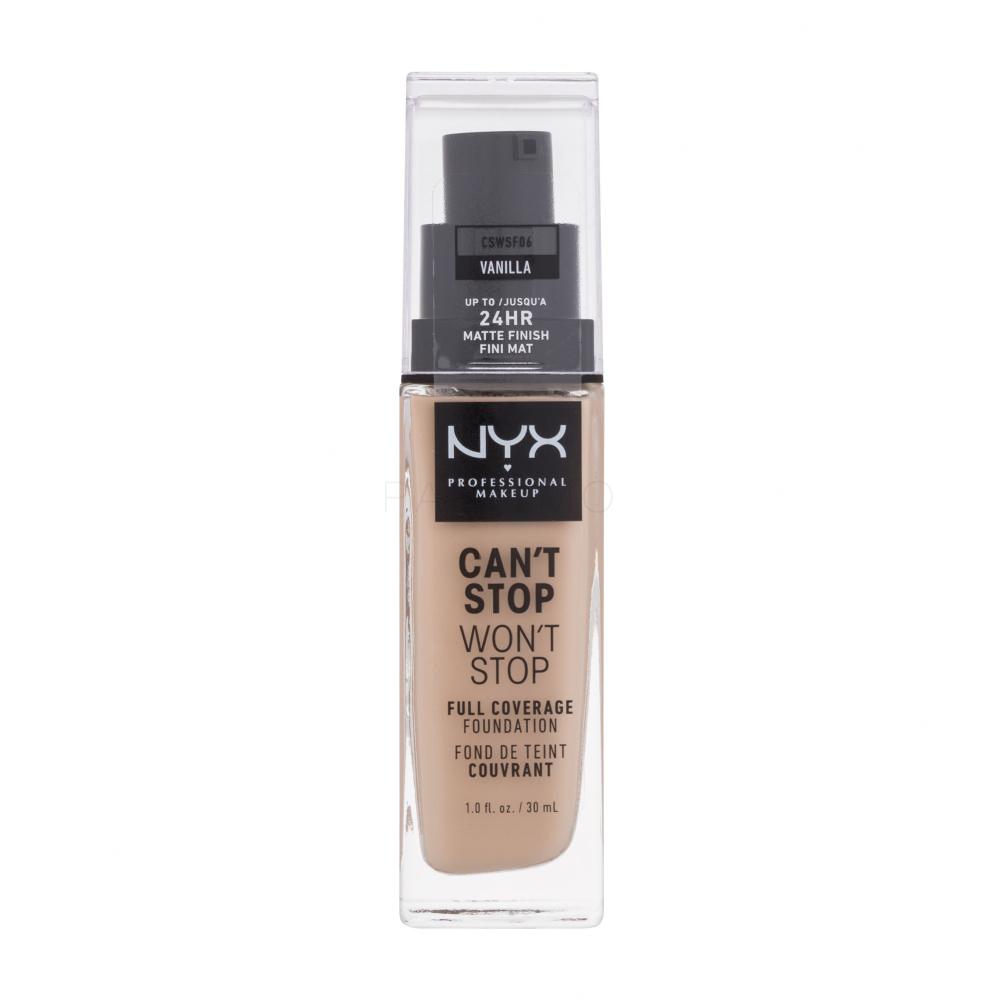 NYX Professional Makeup Can't Stop Won't Stop Puder za ženske 30 ml Odtenek 06 Vanilla