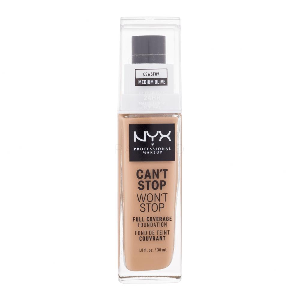 NYX Professional Makeup Can't Stop Won't Stop Puder za ženske 30 ml Odtenek 09 Medium Olive