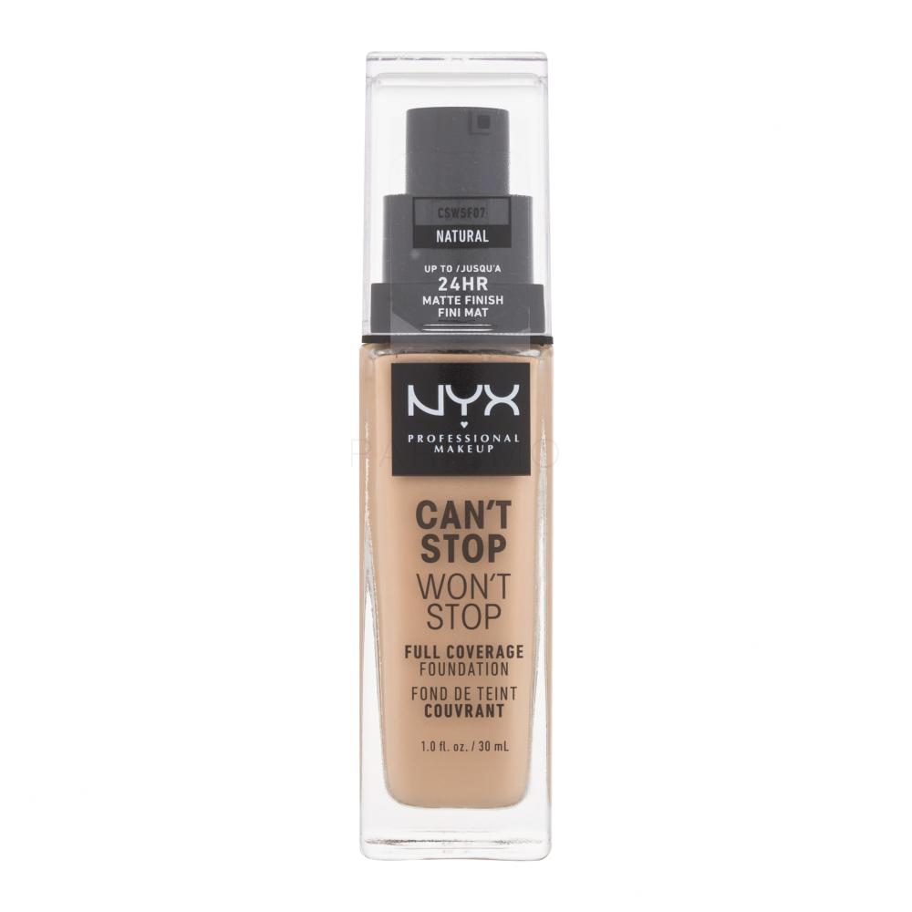 NYX Professional Makeup Can't Stop Won't Stop Puder za ženske 30 ml Odtenek 07 Natural