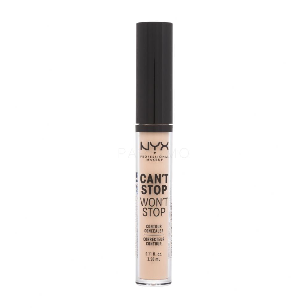 NYX Professional Makeup Can't Stop Won't Stop Contour Concealer Korektor za ženske 3,5 ml Odtenek 07 Natural