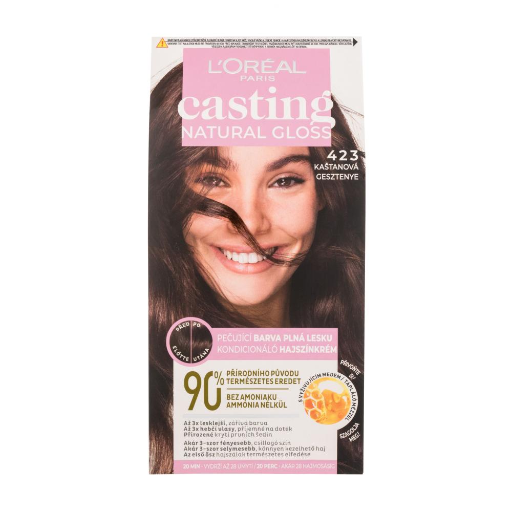 L'Oréal Paris Casting Natural Gloss Barva za lase za ženske 48 ml Odtenek 423