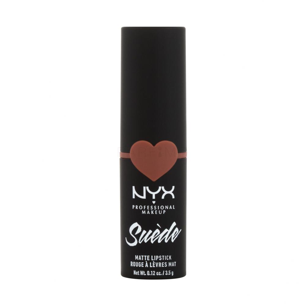 NYX Professional Makeup Suède Matte Lipstick Šminka za ženske 3,5 g Odtenek 05 Brunch Me